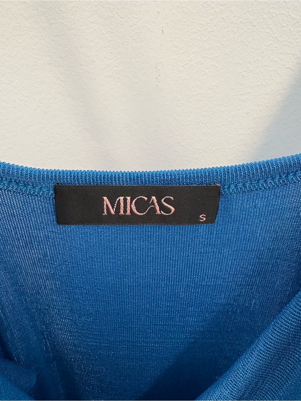 Slip Midi Dress with Cowl Neck in Teal Blue - Picture 3 of 5